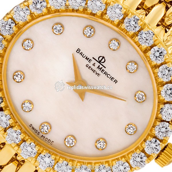 Baume & Mercier 18310 9  Quartz Female 18k yellow gold Replica