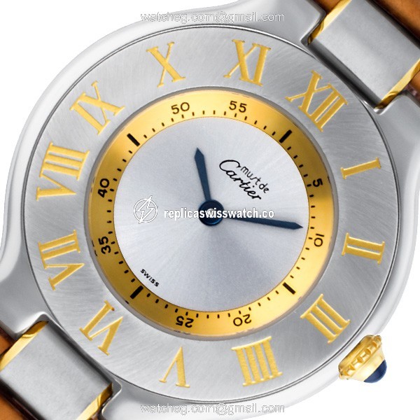 Cartier 1330 21 Quartz Unisex Stainless Steel Replica