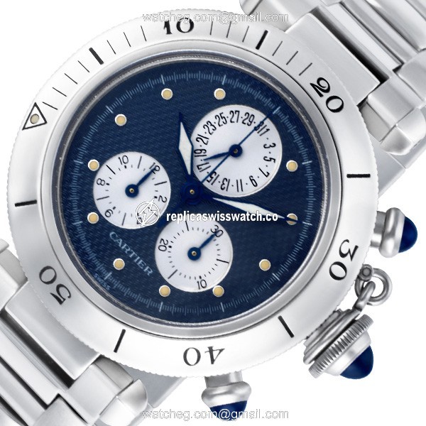 Cartier W31048M7 Pasha Quartz Male Stainless Steel Replica
