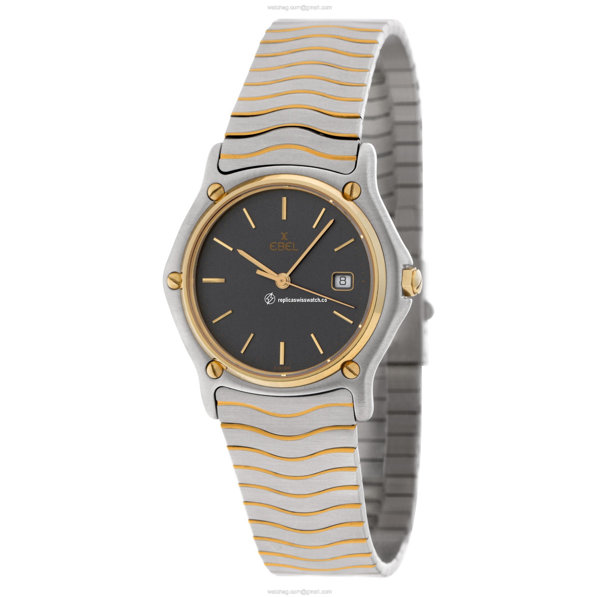 Ebel 4028 Sportwave Quartz Male Stainless Steel Replica