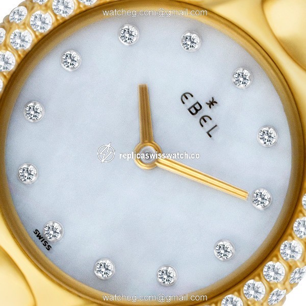 Ebel 866969 Beluga Quartz Female 18k yellow gold Replica