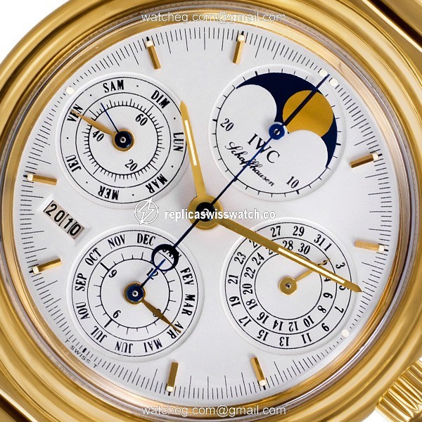 IWC IWC 3647 Da Vinci Automatic Male 18k yellow gold Replica