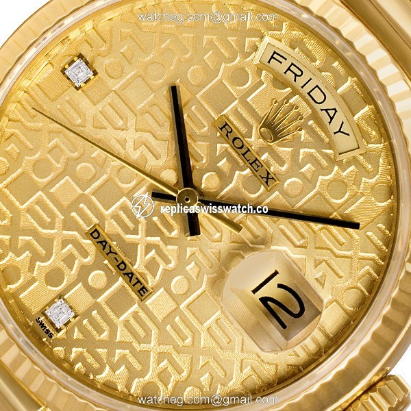 Rolex 18038 Day-Date Automatic Male 18k yellow gold Replica