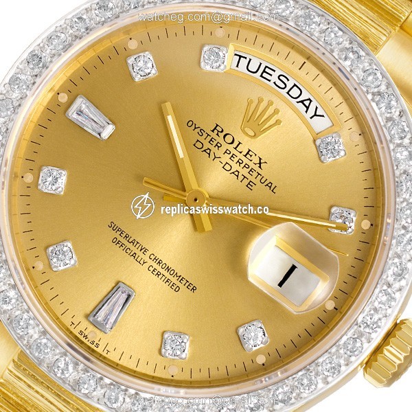 Rolex 18978 Day-Date Automatic Male 18k yellow gold Replica