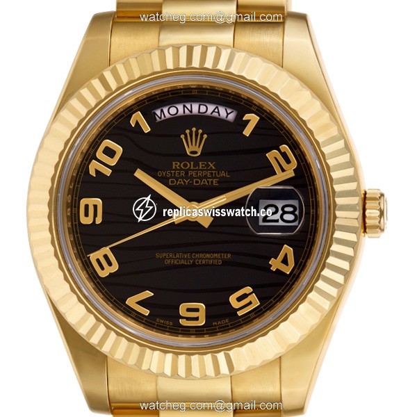 Rolex 218238 Day-Date II Automatic Male 18k yellow gold Replica