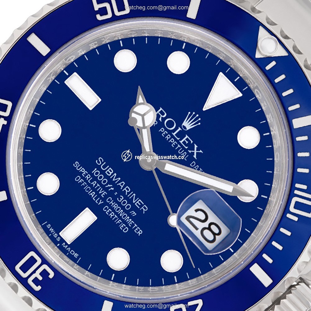 Rolex 116619 Submariner Automatic Male 18k White Gold Replica
