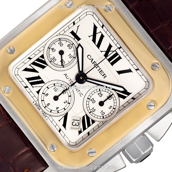 Cartier w20091x7 Santos 100 Automatic Male Stainless Steel Replica