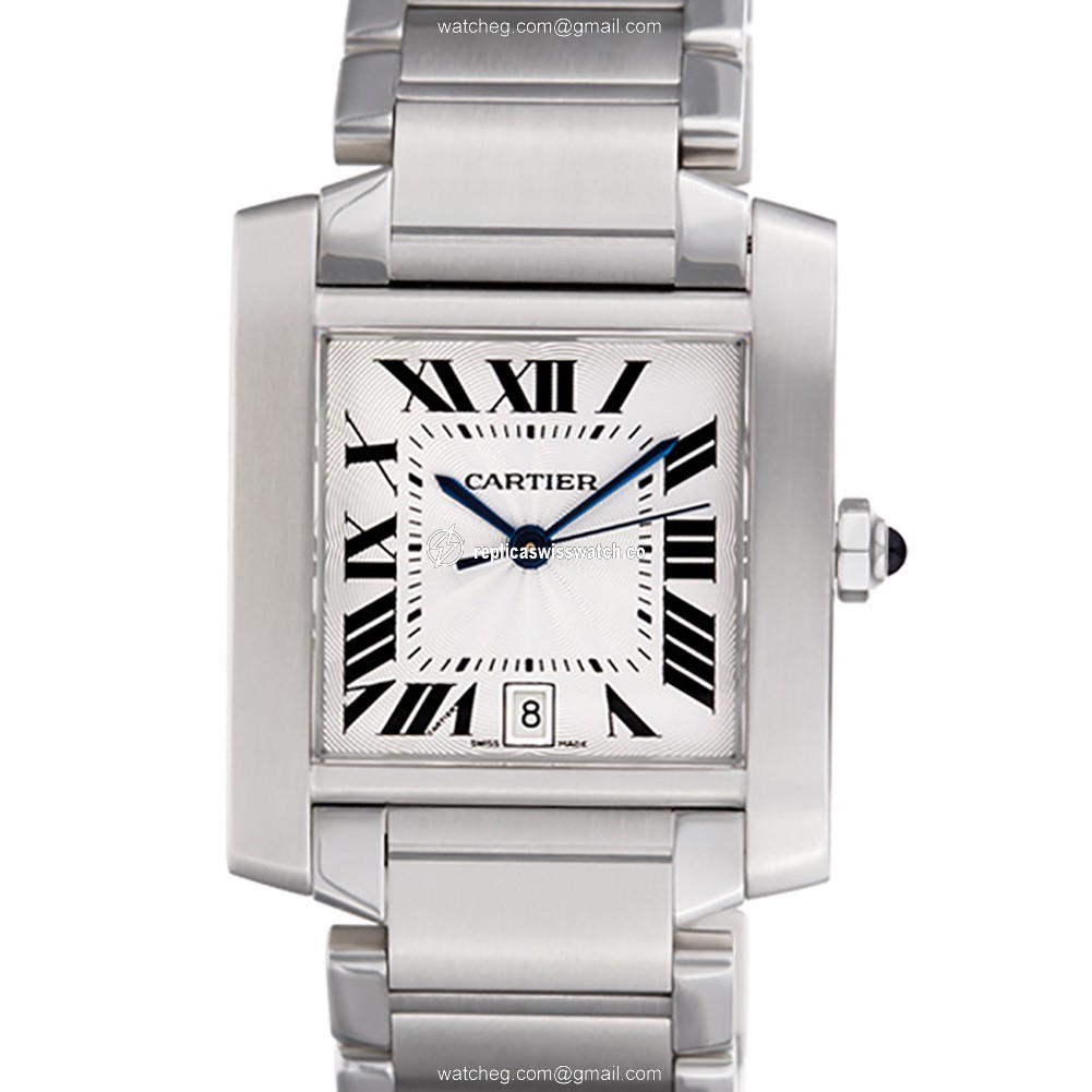 Cartier W51002q3 Tank Francaise Automatic Male Stainless Steel Replica