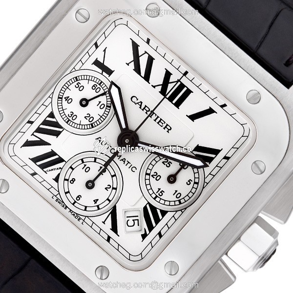 Cartier w2090x8 Santos 100 Automatic Male Stainless Steel Replica