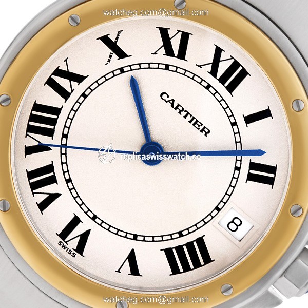 Cartier 1910 Santos Automatic Male Stainless Steel Replica