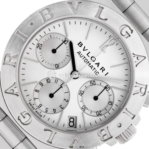 Bvlgari CH 35 S Chronograph Automatic Male Stainless Steel Replica