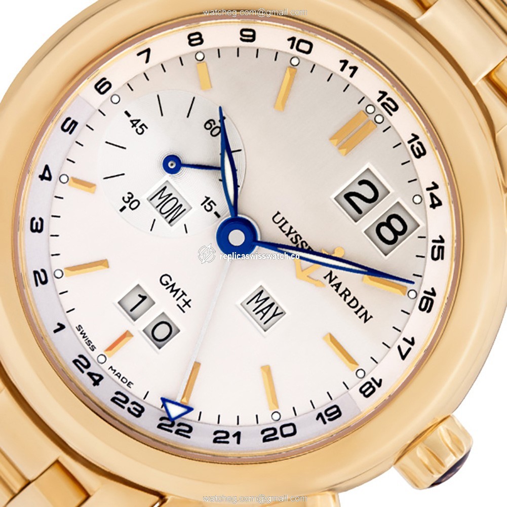 Ulysse Nardin 326-22 GMT-Master II Automatic Male 18k rose gold Replica