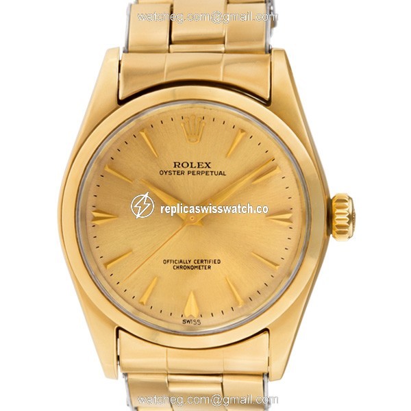 Rolex 6634 Oyster Perpetual Automatic Male Gold Capped Watches Rolex 6634 Oyster Perpetual Automatic Male Gold Capped Watches