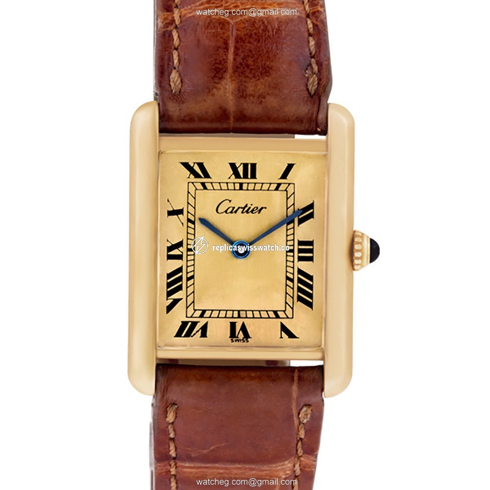 Cartier 12816 Vermeil Quartz Female Vermeil Replica