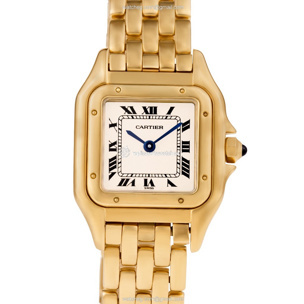 Cartier W25022B9 Panthere Quartz Female 18k yellow gold Replica