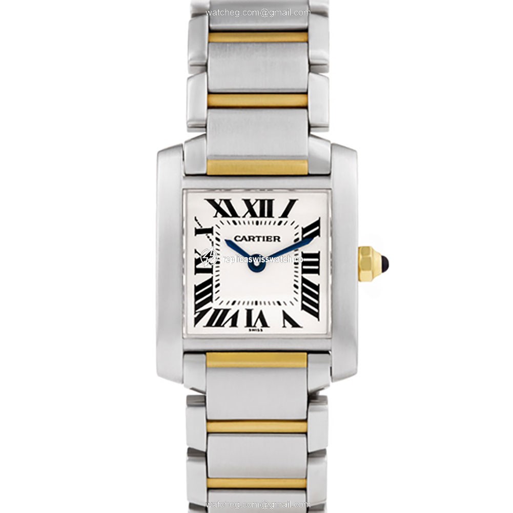 Cartier w51007q4 Tank Francaise Quartz Female Stainless Steel Replica