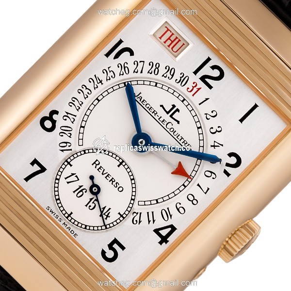 Jaeger LeCoultre 270.236 Reverso Manual Male 18k rose gold Replica