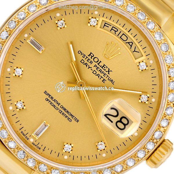 Rolex 18038 Day-Date Automatic Male 18k yellow gold Replica