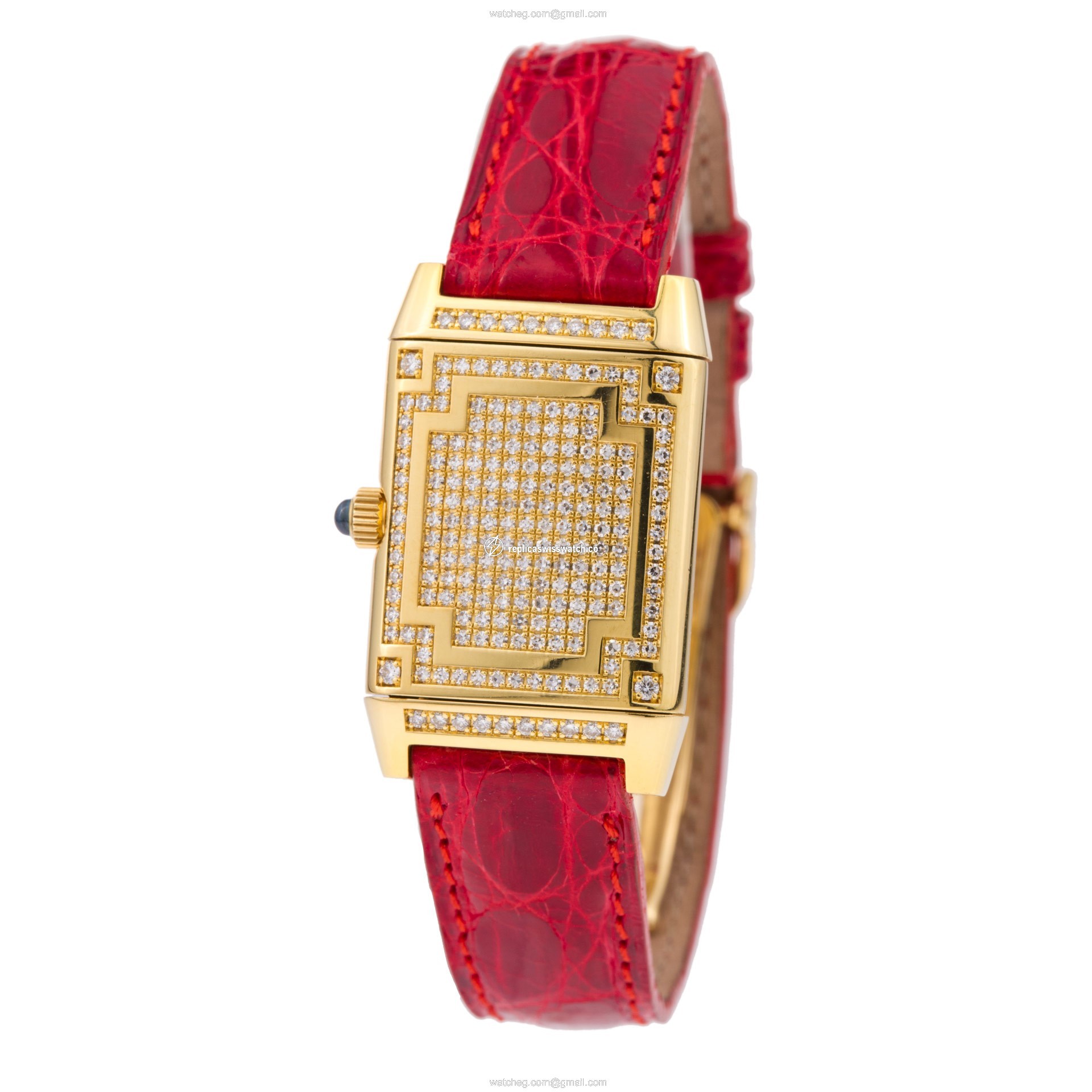 Jaeger LeCoultre 267.1.86 Reverso Manual Female 18k yellow gold Replica