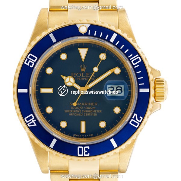 Rolex 16808 Submariner Automatic Male 18k yellow gold Watches Rolex 16808 Submariner Automatic Male 18k yellow gold Watches