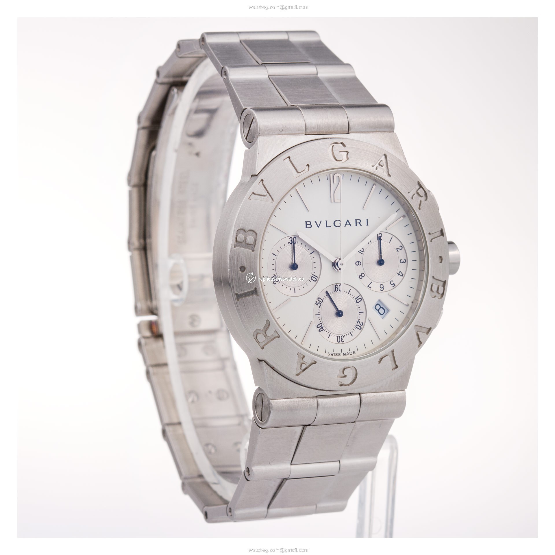 Bvlgari ch 35 S Diagono Quartz Unisex Stainless Steel Replica