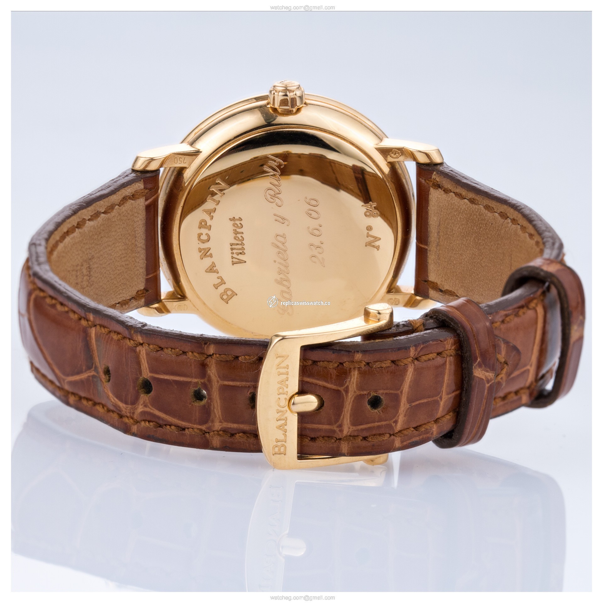 Blancpain Blancpain 59 Classic Automatic Female 18k Yellow Gold Replica