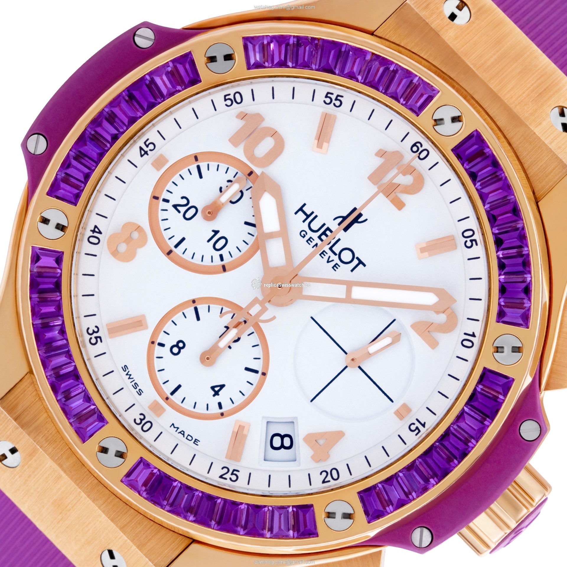 Hublot 341.pv.2010.lr.1905 Big Bang Automatic Female 18k rose gold Replica