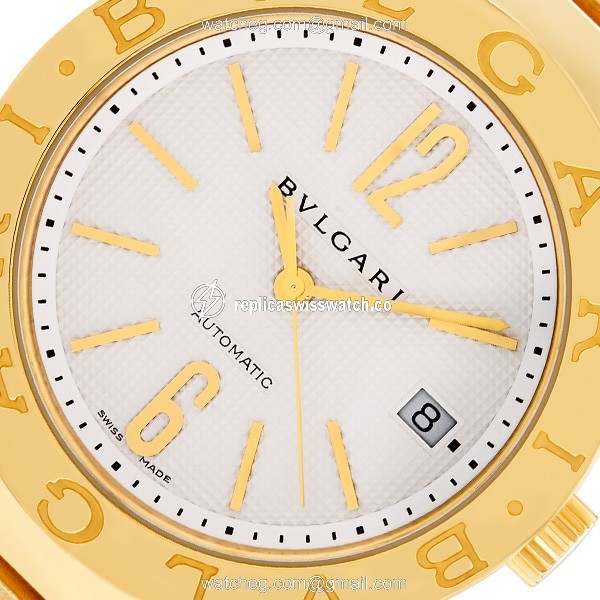Bvlgari BB 38 GG Bvlgari Automatic Unisex 18k Yellow Gold Replica