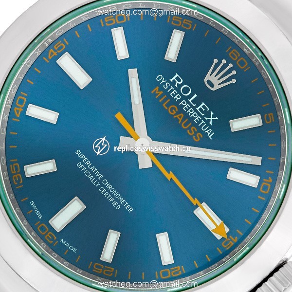 Rolex 116400GV Milgauss Automatic Male Stainless Steel Replica
