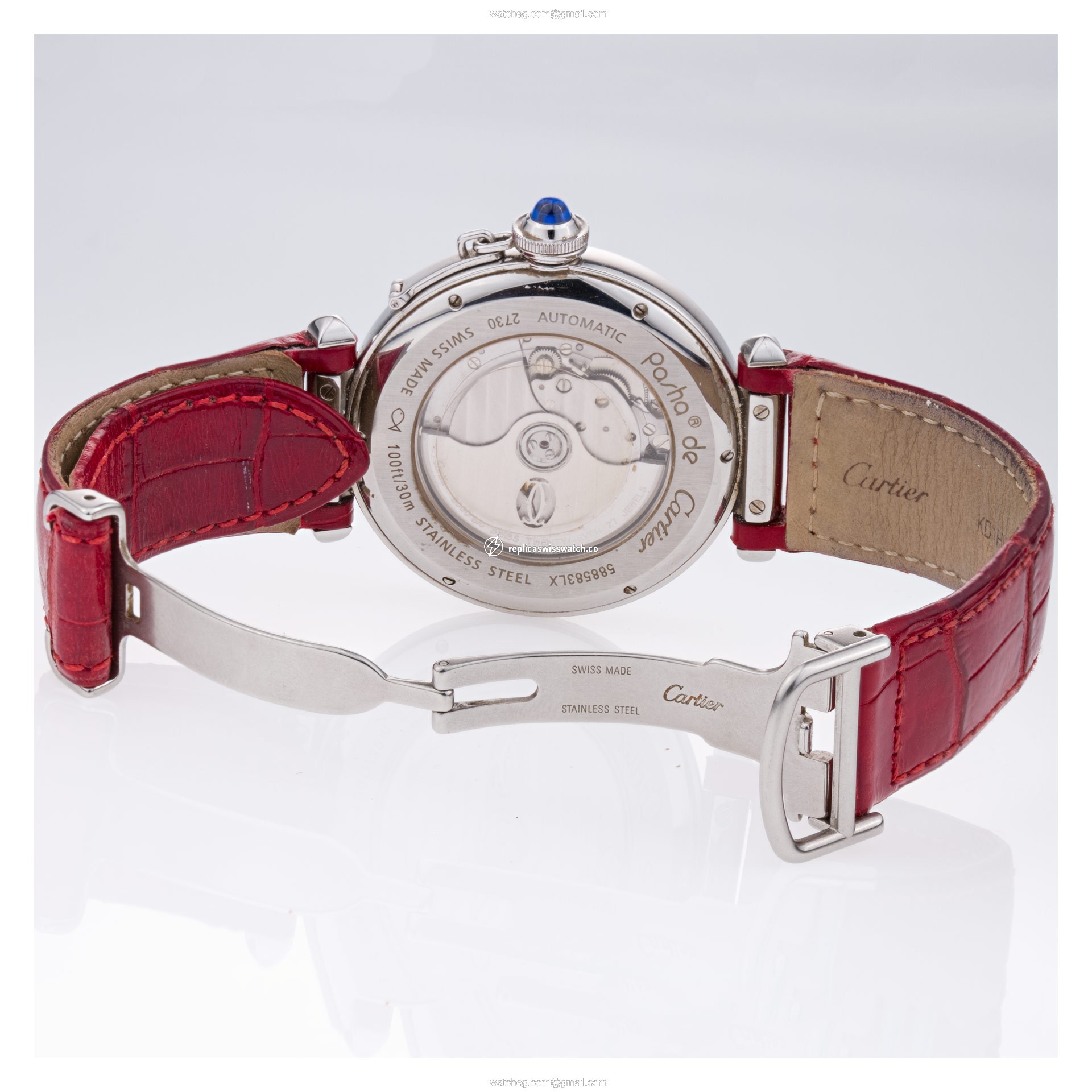 Cartier 2730 Pasha 42mm Automatic Male Stainless Steel Replica