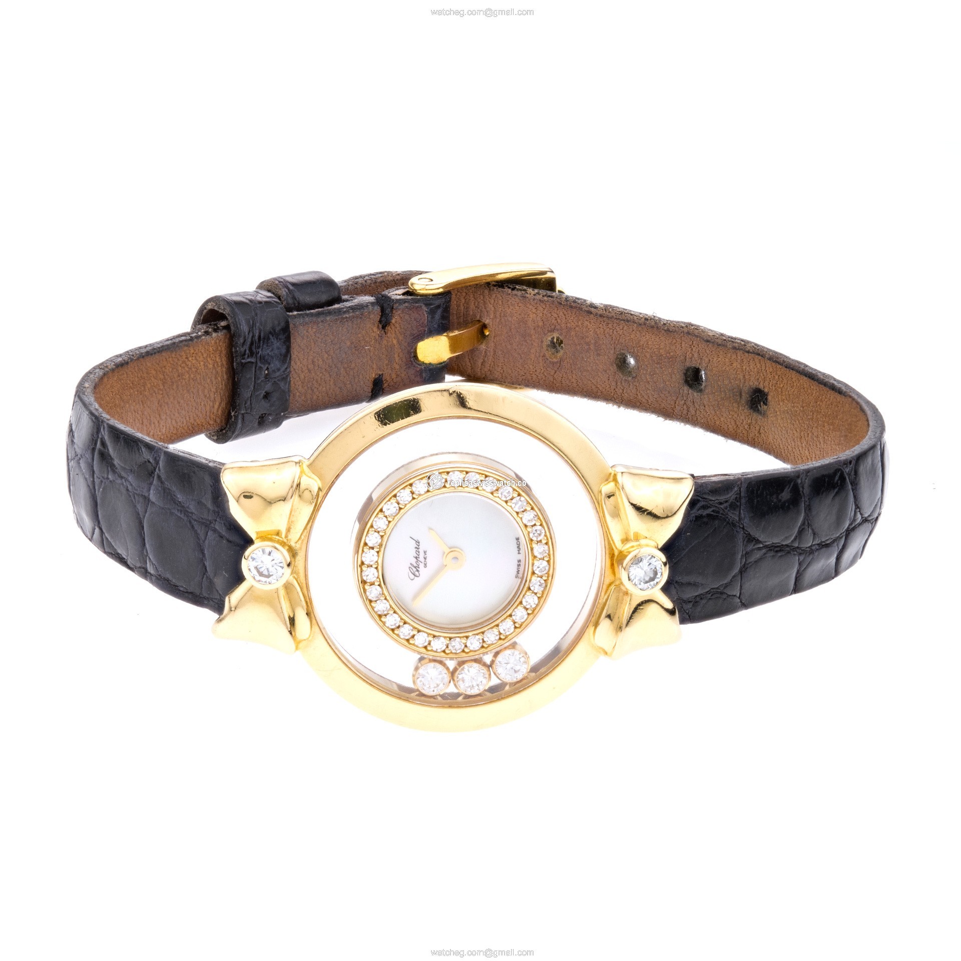 Chopard 40971467850 Happy Diamond Quartz Female Gold Replica