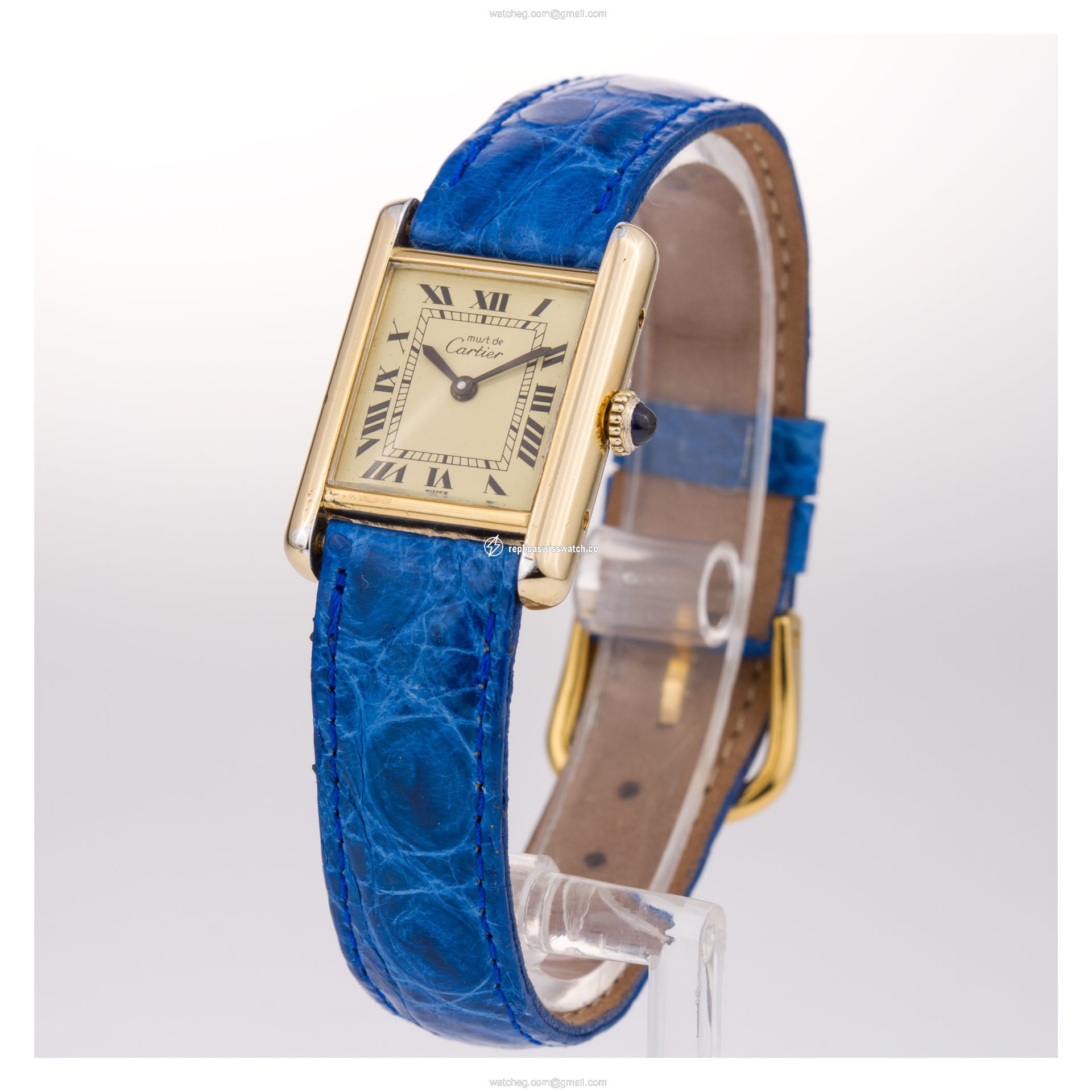 Cartier Cartier 1830 Vermeil Manual Female Vermeil Replica