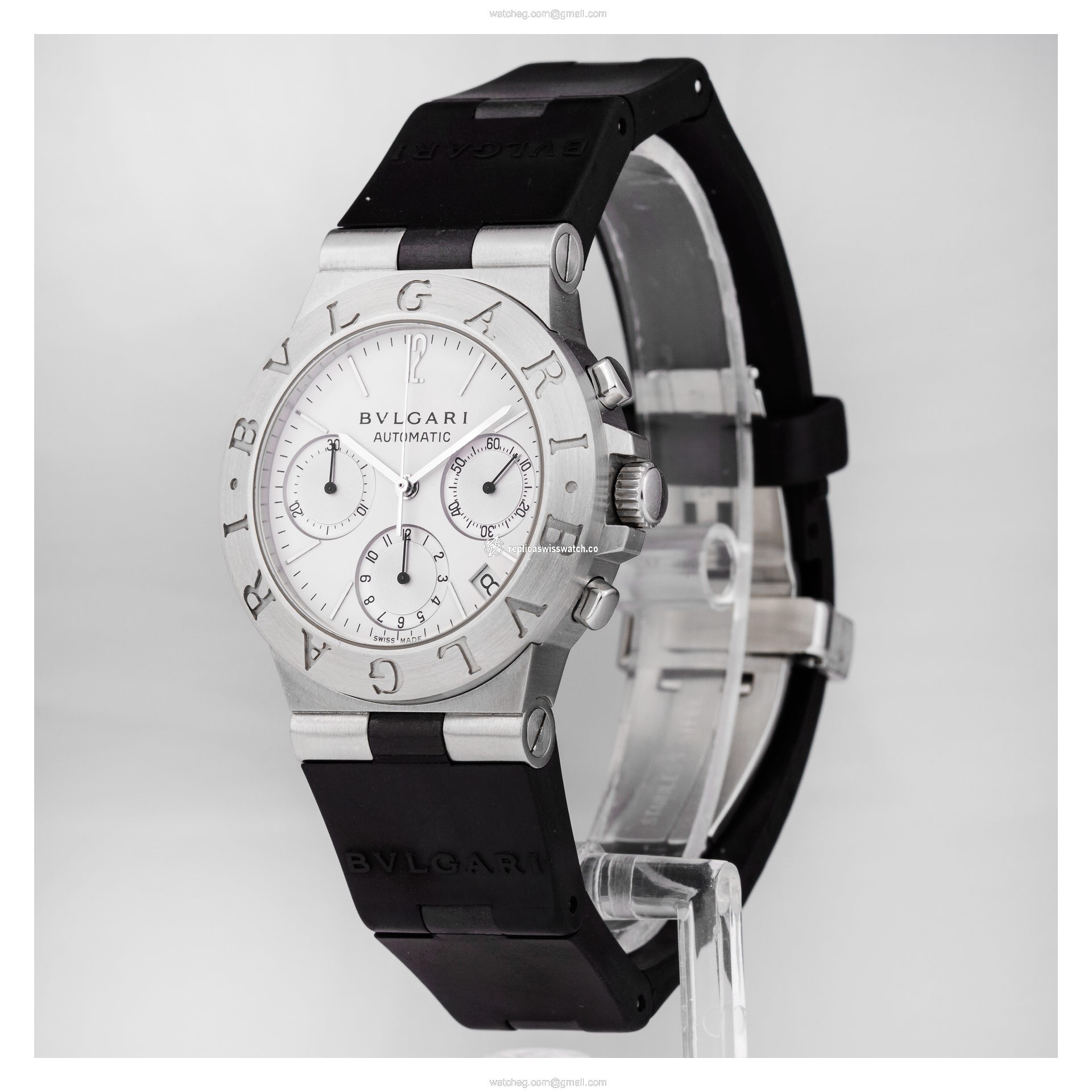 Bvlgari CH 35 S Chronograph Automatic Unisex Stainless Steel Replica
