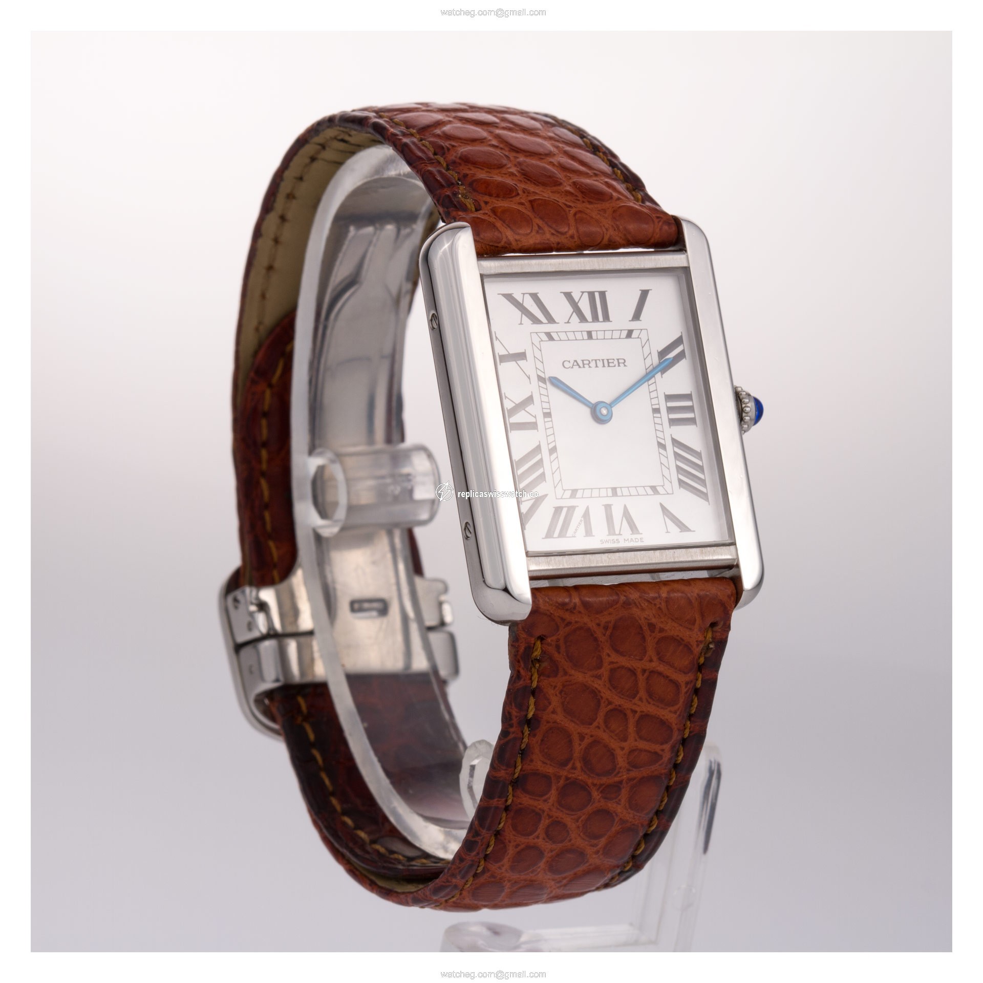 Cartier W1018355 Tank Solo Quartz Unisex Stainless Steel Replica