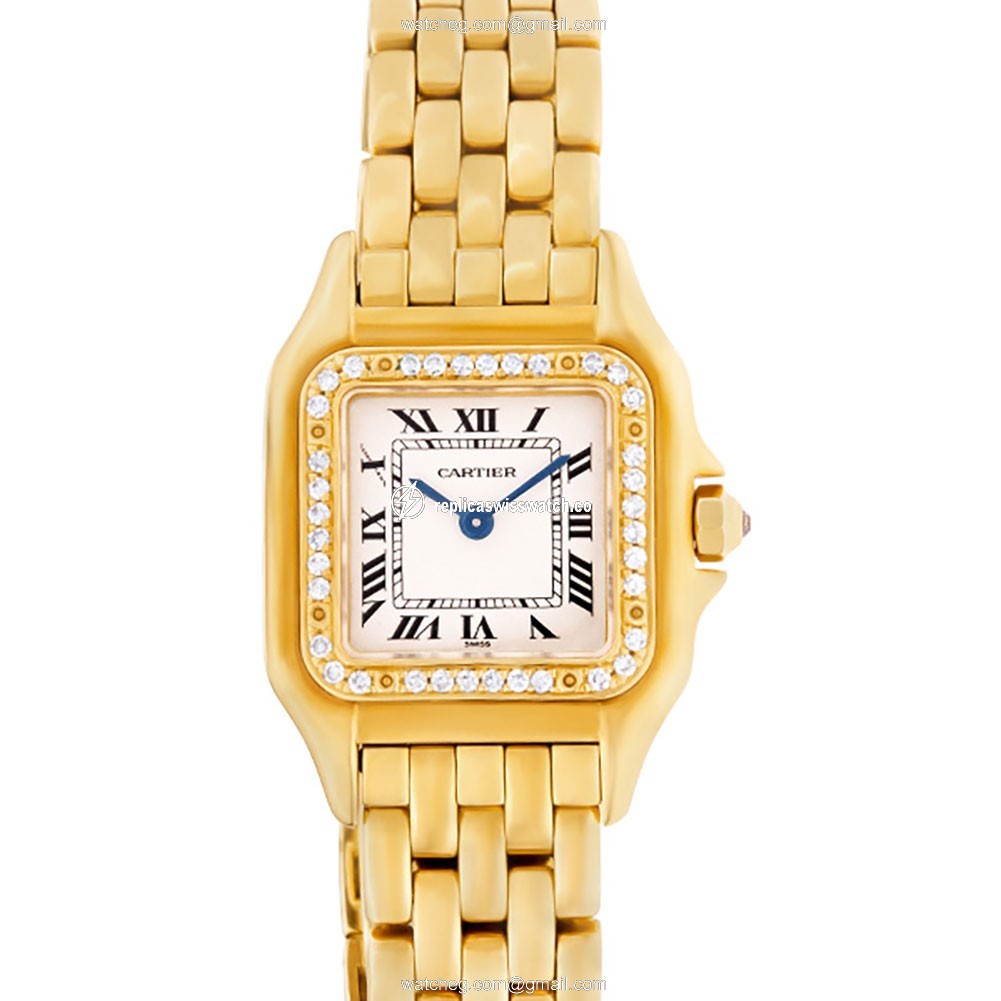 Cartier Cartier 2420 Panthere Quartz Female 18k yellow gold Replica