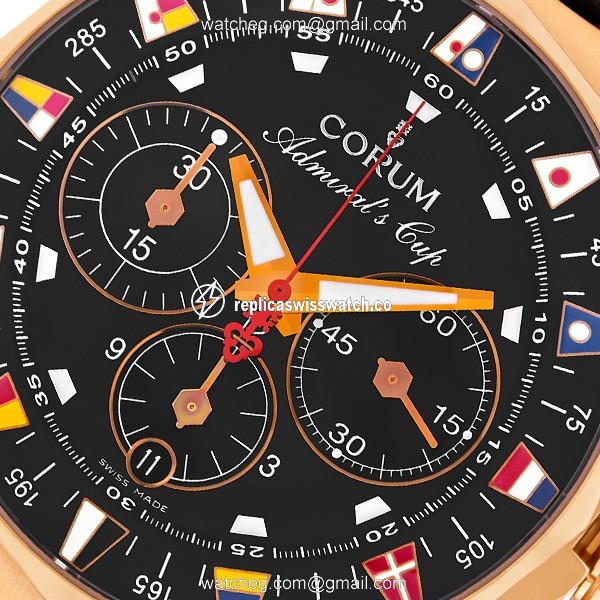 Corum 985.671.55 Admirals Cup Automatic Male 18k Pink Gold Replica