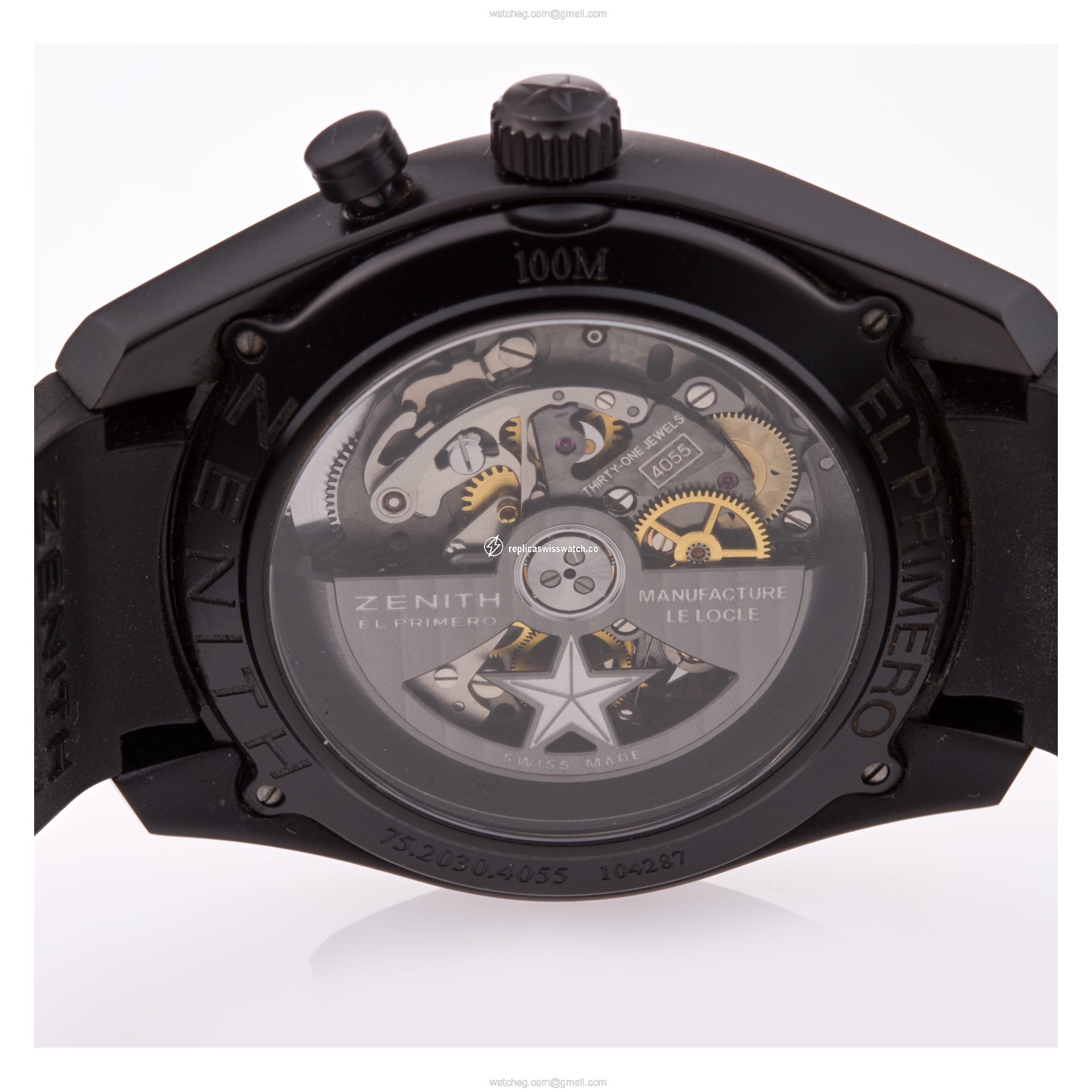Zenith 75.2030.4055 El Primero Automatic Male Stainless Steel Replica
