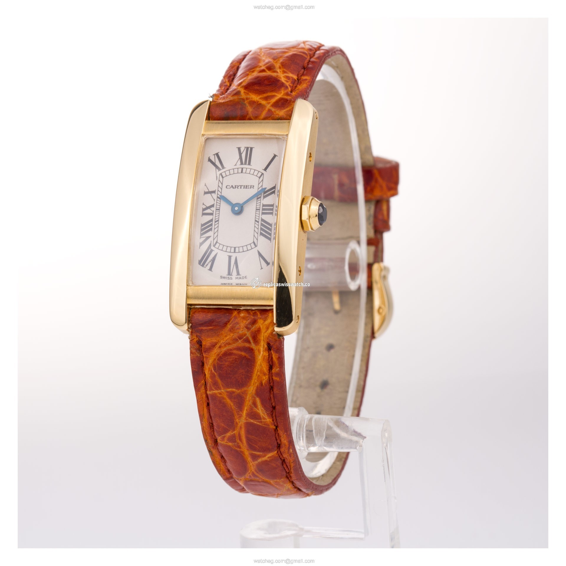 Cartier W2601556 Tank American Quartz Female 18k yellow gold Replica