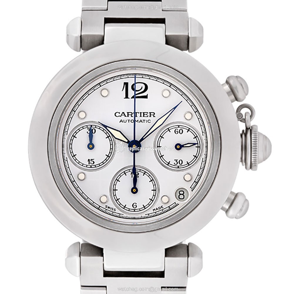 Cartier W31039M7 Pasha Chronograph Automatic Male Stainless Steel Replica