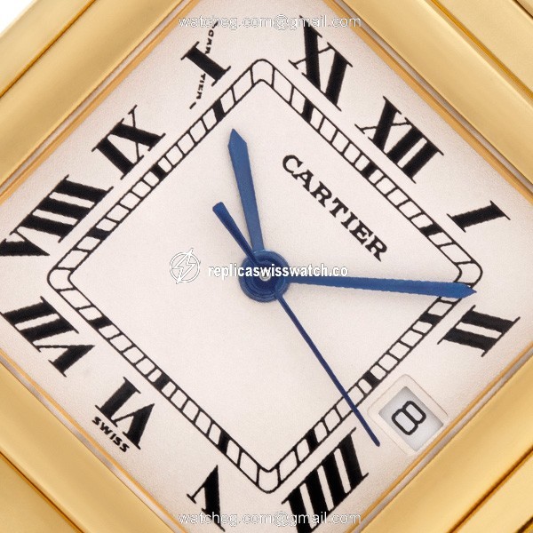 Cartier W2501489 Panthere Quartz Male 18k yellow gold Replica