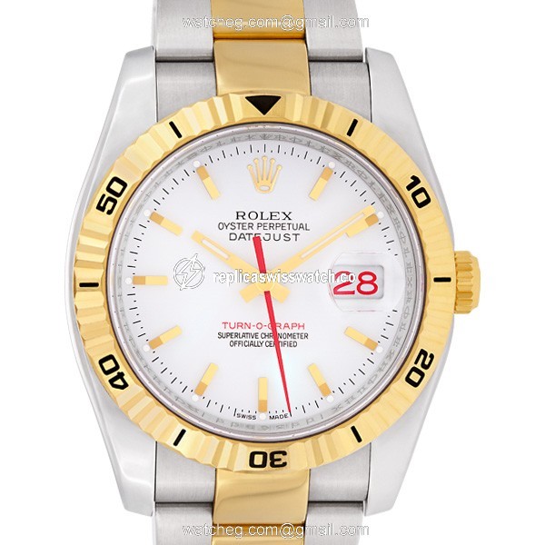Rolex 116263 Turn-O-Graph Automatic Unisex Stainless Steel Replica