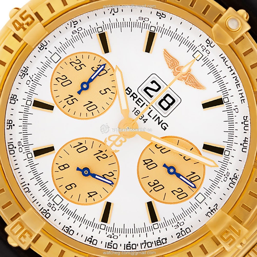 Breitling k44355 Crosswind Automatic Male 18k Yellow Gold Replica