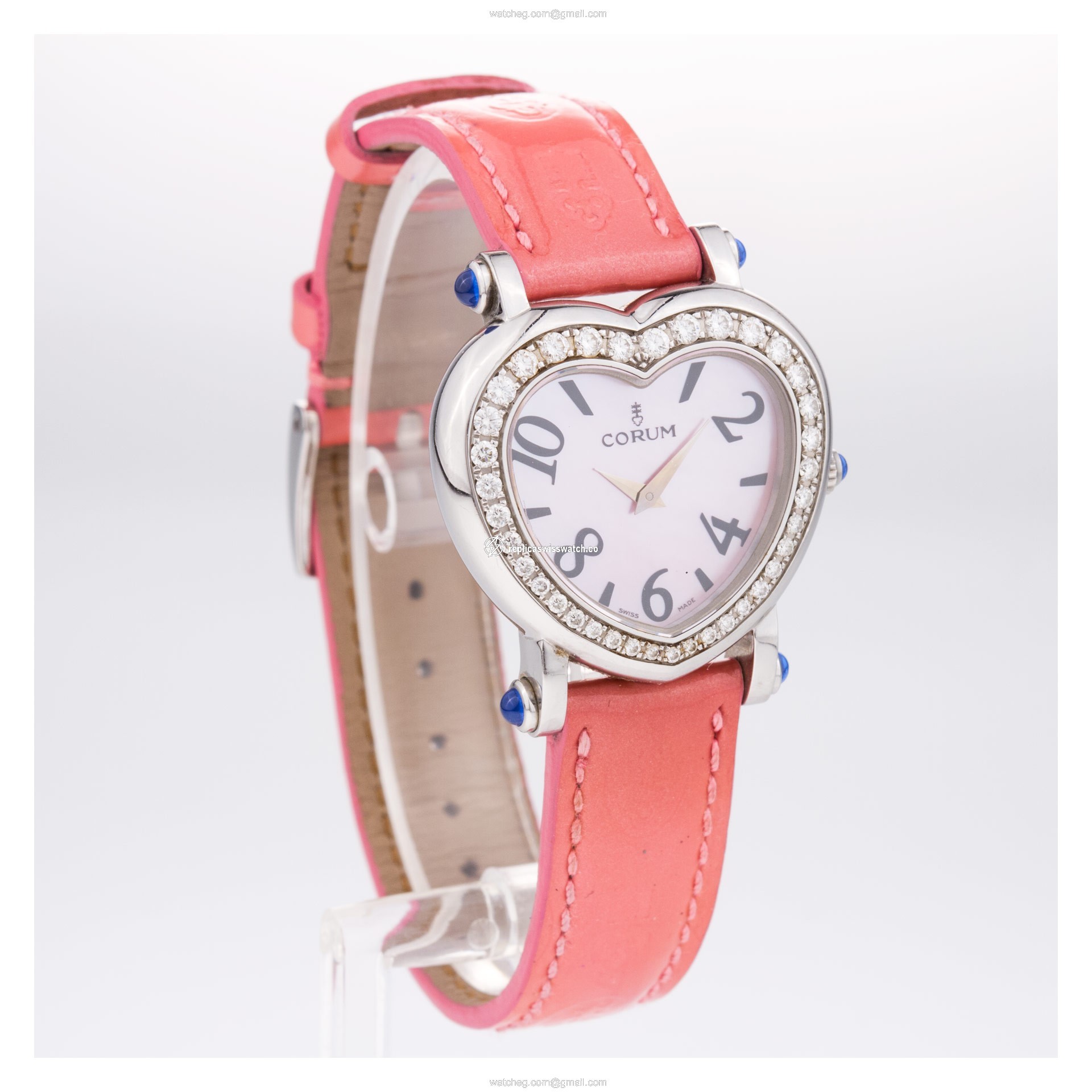 Corum 24.183.20 Heart Quartz Female Stainless Steel Replica