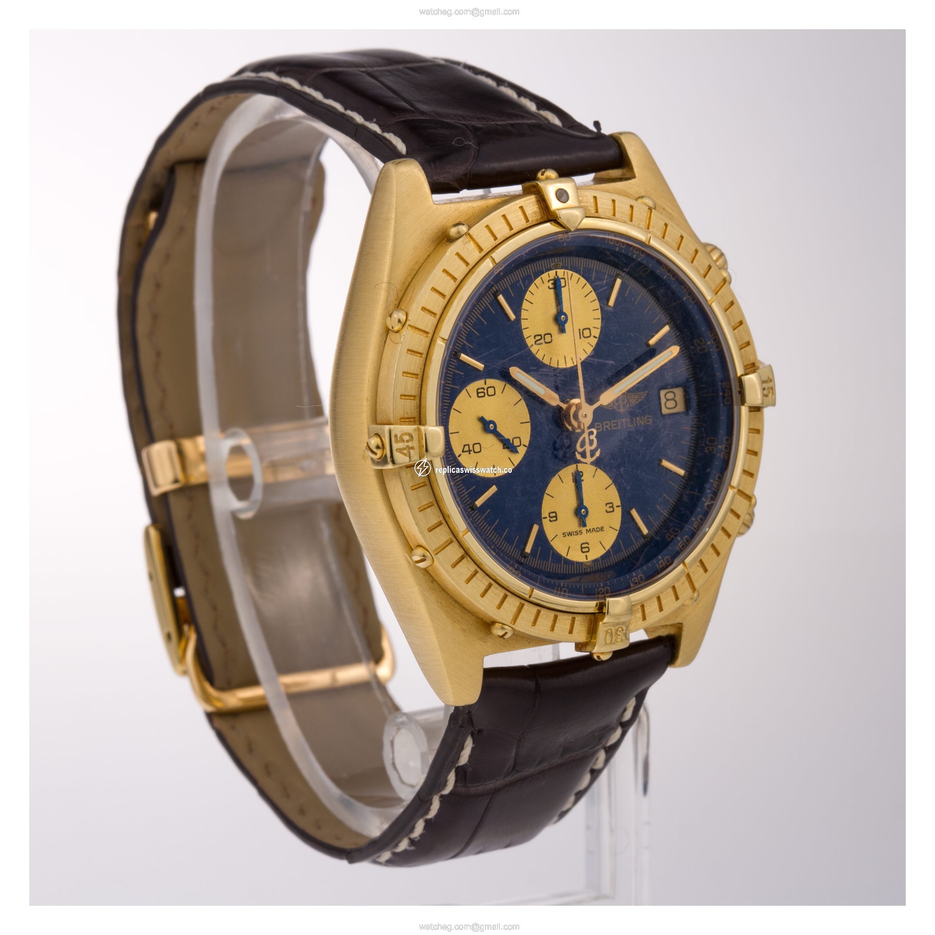 Breitling 1596 Chronomat Automatic Male 18k yellow gold Watches Breitling 1596 Chronomat Automatic Male 18k yellow gold Watches