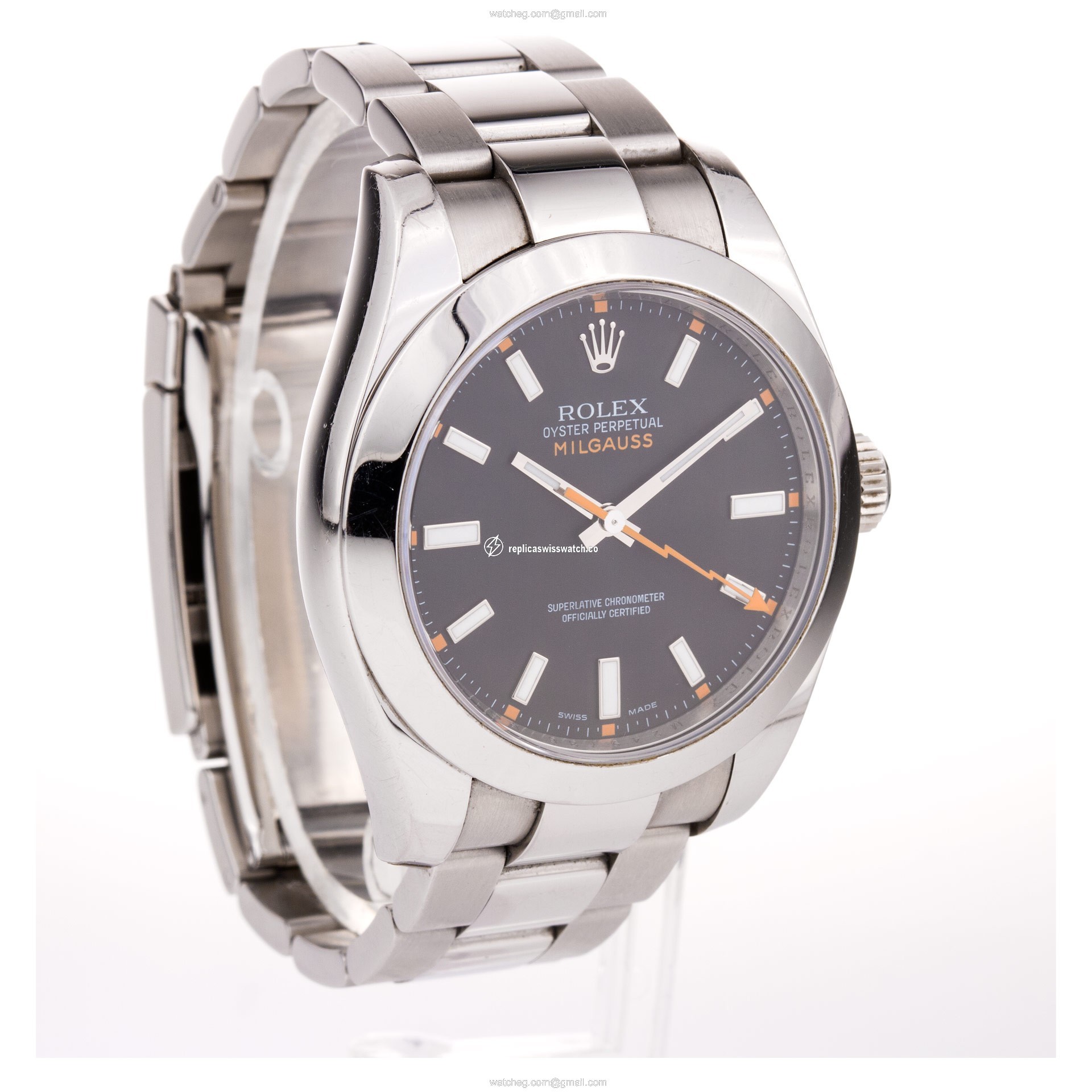 Rolex 116400 Milgauss Automatic Male Stainless Steel Replica