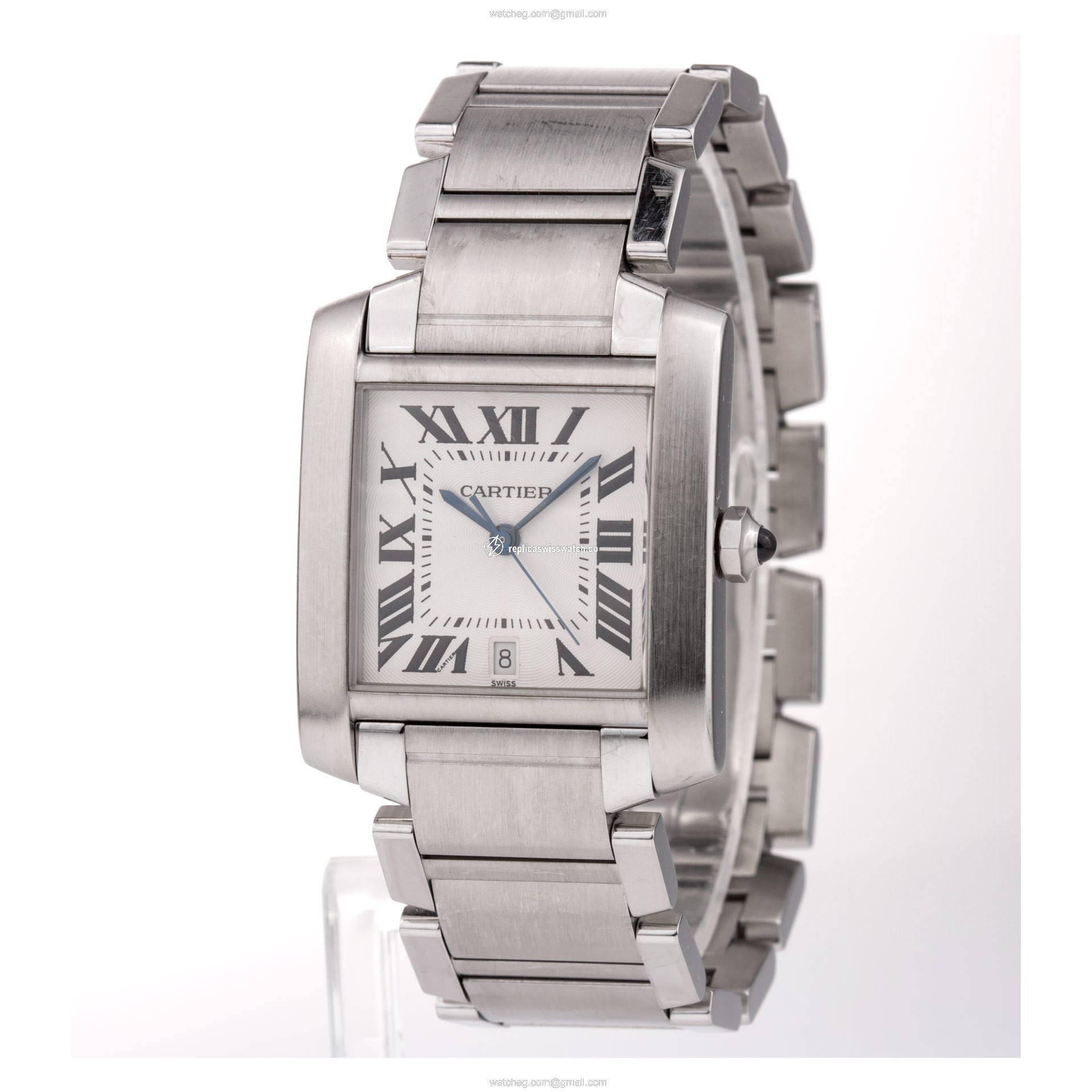 Cartier W51002q3 Tank Francaise Automatic Male Stainless Steel Replica
