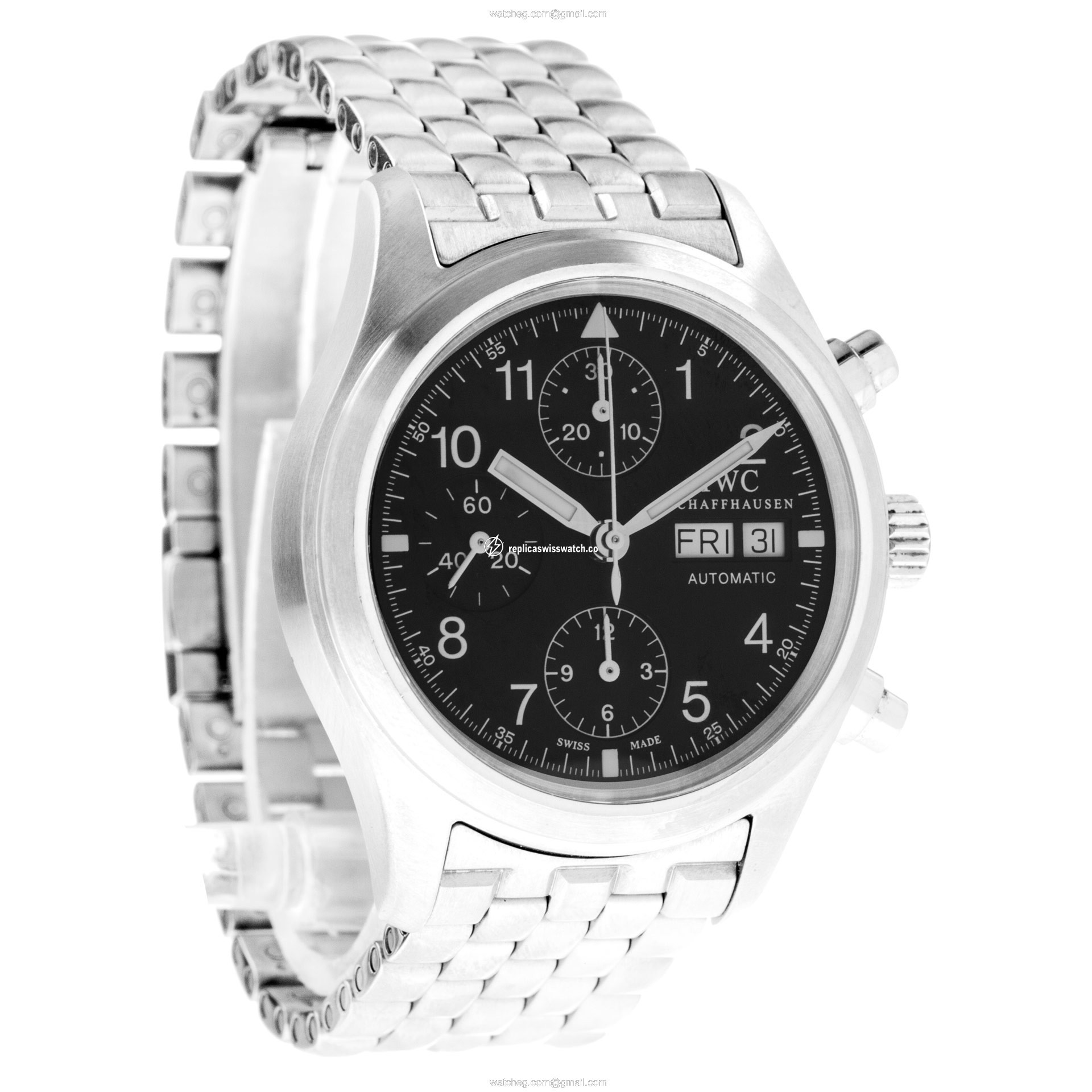 IWC IW370607 Pilots Chronograph Automatic Male Stainless Steel Replica