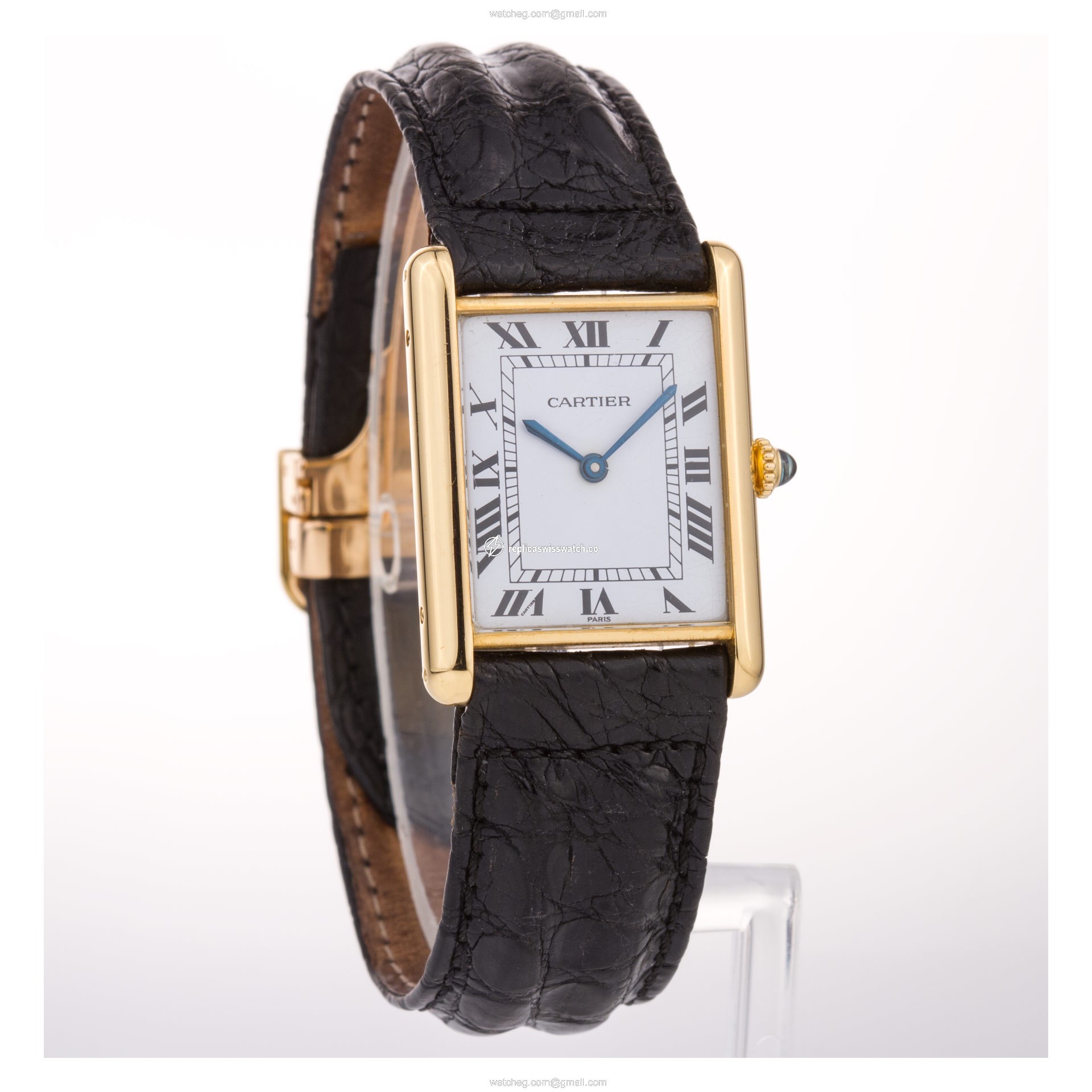 Cartier W5000256 Tank Francaise Automatic Unisex 18k yellow gold Replica