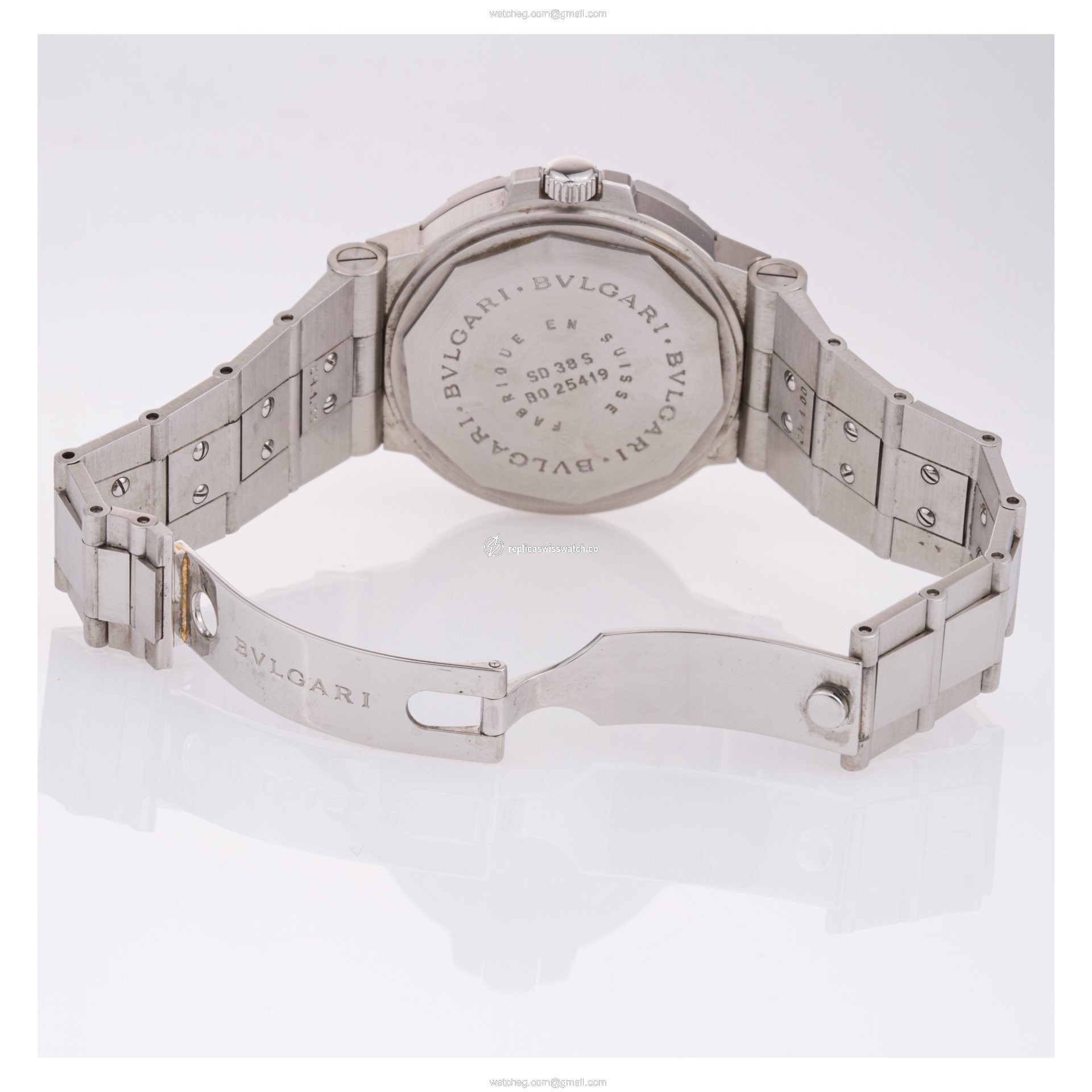 Bvlgari SD 385 Diagono Automatic Unisex Stainless Steel Replica