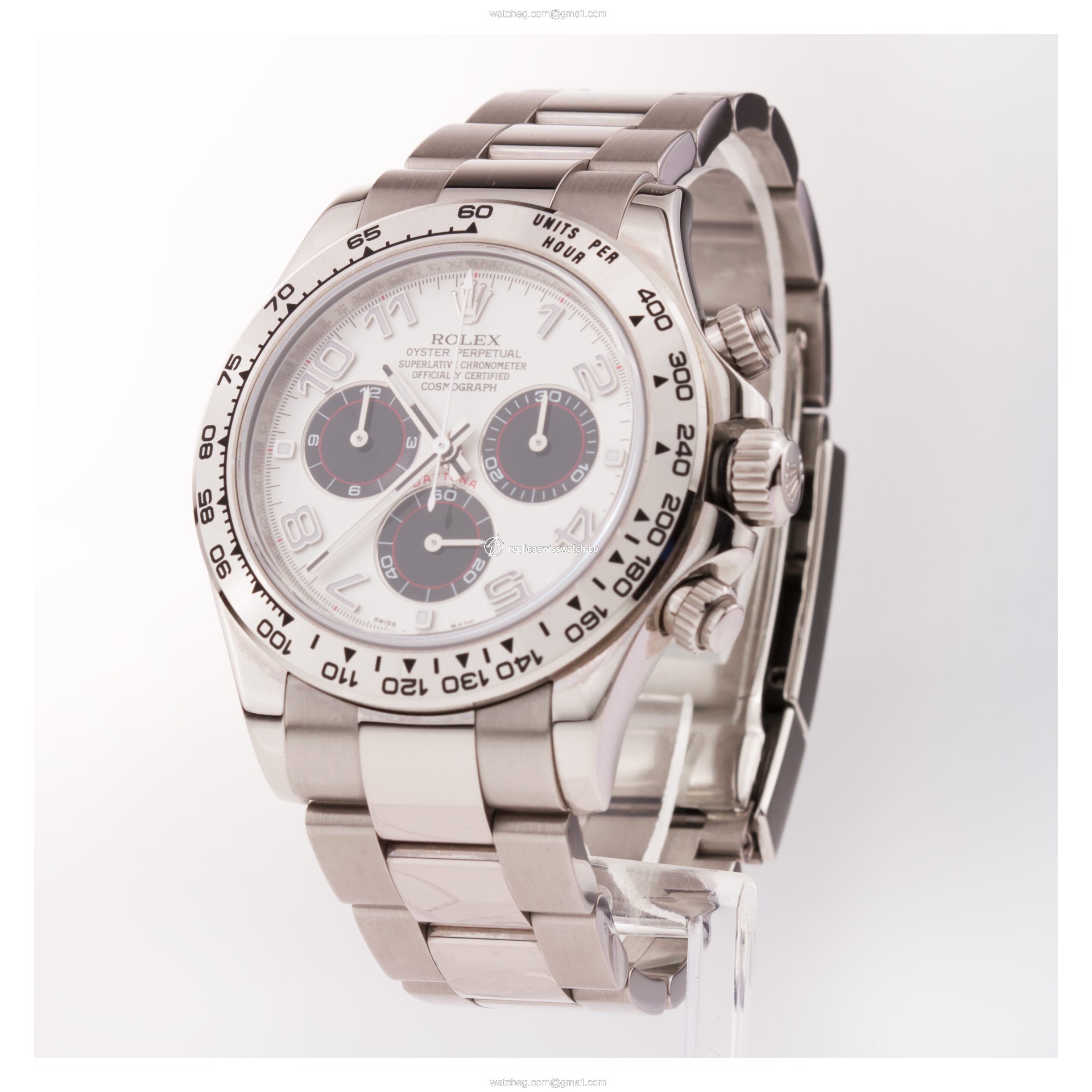 Rolex 116509 Daytona Automatic Male 18k White Gold Replica